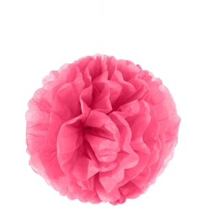 Rubies Fuchsia paper hanging pompom 35 cm Rubies Fuchsia paper hanging pompom 35 cm
