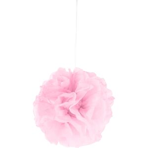 Rubies Pink paper hanging pompom 25 cm Rubies Pink paper hanging pompom 25 cm