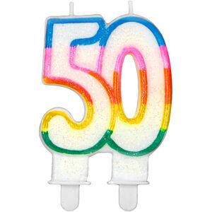 Rubies Birthday candle number 50 Rubies Birthday candle number 50