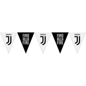Rubies Juventus black and white plastic bunting 320 cm Rubies Juventus black and white plastic bunting 320 cm