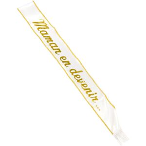 My Other Me Satin Scarf - Mom in the Making 75x9.5cm My Other Me Satin Scarf - Mom in the Making 75x9.5cm