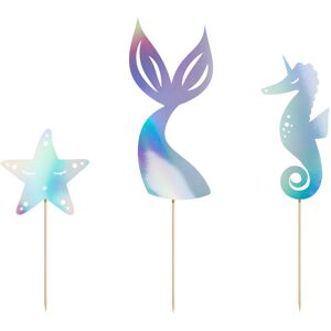 Rubies 3 Holographic Mermaid Cake Topper 24.5cm Rubies 3 Holographic Mermaid Cake Topper 24.5cm