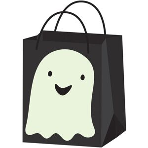 Rubies Glow-in-the-Dark Ghost Candy Bag 22cm Rubies Glow-in-the-Dark Ghost Candy Bag 22cm