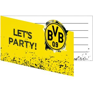 Rubies 8 Borussia Dortmund Invitation Cards Rubies 8 Borussia Dortmund Invitation Cards