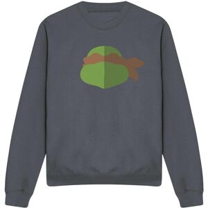 (M, Black) Teenage Mutant Ninja Turtles Unisex Adult Michelangelo Face Sweatshir (M, Black) Teenage Mutant Ninja Turtles Unisex Adult Michelangelo Face Sweatshir