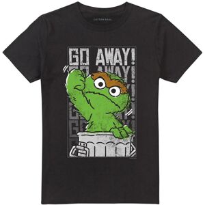 (M, Black) Sesame Street Unisex Adult Go Away T-Shirt (M, Black) Sesame Street Unisex Adult Go Away T-Shirt