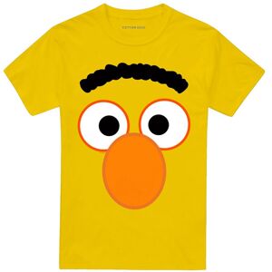 (S, Yellow) Sesame Street Unisex Adult Bert Eyes T-Shirt (S, Yellow) Sesame Street Unisex Adult Bert Eyes T-Shirt