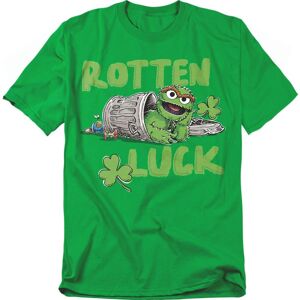 (L, Kelly Green) Sesame Street Unisex Adult Rotten Luck Oscar The Grouch T-Shirt (L, Kelly Green) Sesame Street Unisex Adult Rotten Luck Oscar The Grouch T-Shirt