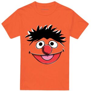 (L, Orange) Sesame Street Unisex Adult Retro Ernie Sketch T-Shirt (L, Orange) Sesame Street Unisex Adult Retro Ernie Sketch T-Shirt