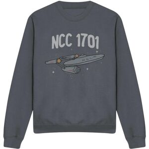 (L, Black) Star Trek Unisex Adult The First Enterprise Sweatshirt (L, Black) Star Trek Unisex Adult The First Enterprise Sweatshirt