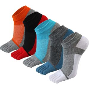 Unbranded 5 Pairs Men s Toe Socks Breathable 5 Fingers Socks Unbranded 5 Pairs Men s Toe Socks Breathable 5 Fingers Socks