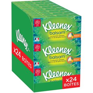 Kleenex 3392451 Balsam Tissues Pack of 24 Boxes of Paper Enriched with Calendula Kleenex 3392451 Balsam Tissues Pack of 24 Boxes of Paper Enriched with Calendula