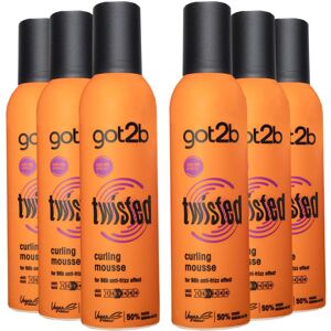 Schwarzkopf got2b Twisted Curling Hair Mousse, Anti-Frizz Formula Desgined for C Schwarzkopf got2b Twisted Curling Hair Mousse, Anti-Frizz Formula Desgined for C