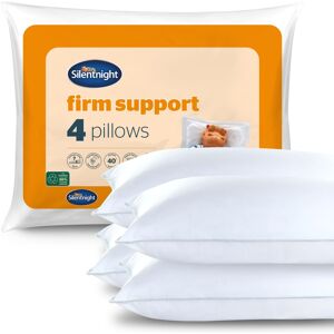 Silentnight Firm Support Pillows 4 Pack - Firm Pillows Ideal for Back and Side S Silentnight Firm Support Pillows 4 Pack - Firm Pillows Ideal for Back and Side S