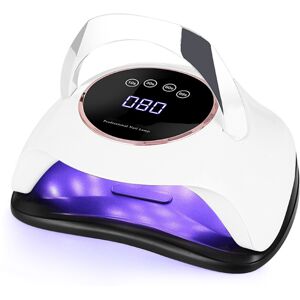 Unbranded 180W Portable Nail Dryer with 60 LED Beads UV Lamp White Unbranded 180W Portable Nail Dryer with 60 LED Beads UV Lamp White