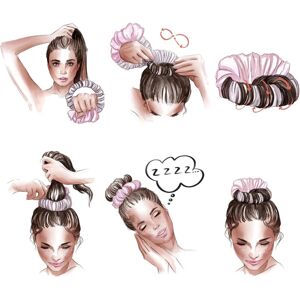 Unbranded Heatless Satin Curling Headband, 18cm Diameter, Sleep Wave Curler Unbranded Heatless Satin Curling Headband, 18cm Diameter, Sleep Wave Curler