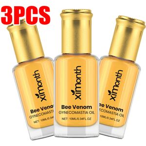 Unbranded 3PC Bee-Venom Gynecomastia Tightening Oil for Men - Chest Firming Natural Massag Unbranded 3PC Bee-Venom Gynecomastia Tightening Oil for Men - Chest Firming Natural Massag
