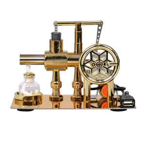 Saudism Hot Air Single Cylinder Stirling Engine Generator Physics Production Electricity Saudism Hot Air Single Cylinder Stirling Engine Generator Physics Production Electricity