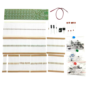 Saudism DIY Voice-Activated LED Spectrum Kit - 3-Channel Music Level Indicator with 9 LE Saudism DIY Voice-Activated LED Spectrum Kit - 3-Channel Music Level Indicator with 9 LE
