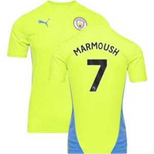 Puma (L) 2024-2025 Man City Training Shirt (Yellow Glow) (Marmoush 7) Puma (L) 2024-2025 Man City Training Shirt (Yellow Glow) (Marmoush 7)