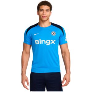 Nike (L) 2024-2025 Chelsea Strike Dri-FIT Knit Shirt (Light Photo Blue) Nike (L) 2024-2025 Chelsea Strike Dri-FIT Knit Shirt (Light Photo Blue)