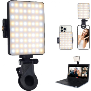 Unbranded NEEWER Selfie Light with Front & Back Phone Clip, High Power 60 LED 2000mAh Rech Unbranded NEEWER Selfie Light with Front & Back Phone Clip, High Power 60 LED 2000mAh Rech