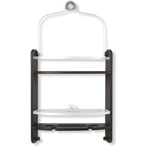 Umbra Shower Caddy Large, Self-Draining, Integrated Razor Holders, Hooks-Bamboo Umbra Shower Caddy Large, Self-Draining, Integrated Razor Holders, Hooks-Bamboo