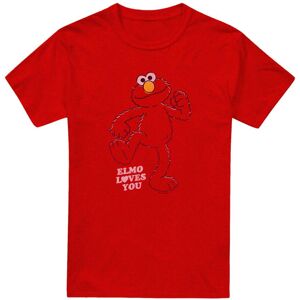 Sesame Street Unisex Adult Elmo Loves You T-Shirt Sesame Street Unisex Adult Elmo Loves You T-Shirt