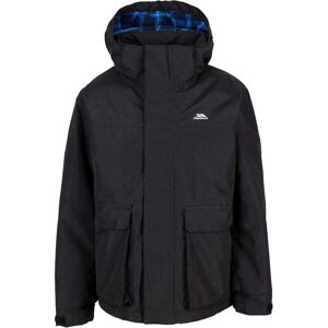 (7-8 Years, Black) Trespass Childrens/Kids Lost Waterproof Jacket (7-8 Years, Black) Trespass Childrens/Kids Lost Waterproof Jacket