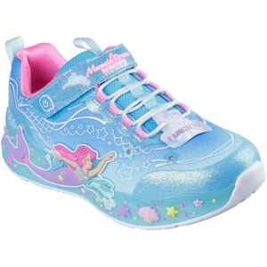 (12 UK Child, Blue/Pink/Yellow) Skechers Girls Mermaid Dreams Light Up Trainers (12 UK Child, Blue/Pink/Yellow) Skechers Girls Mermaid Dreams Light Up Trainers