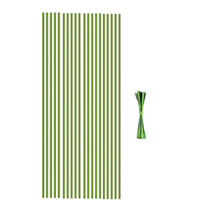 Unbranded Plant Stakes, 20Pcs Garden Green Bendable Single Stem Plant Sticks Unbranded Plant Stakes, 20Pcs Garden Green Bendable Single Stem Plant Sticks