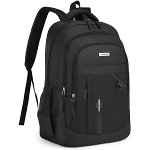 Unbranded (Black) Unisex Backpack Oxford With 16in Laptop Compartment Breathable For Desig Unbranded (Black) Unisex Backpack Oxford With 16in Laptop Compartment Breathable For Desig