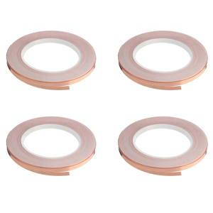 Torribaly 4X Single-Sided Adhesive Copper Foil Tape Self-Adhesive Shielding Anti Torribaly 4X Single-Sided Adhesive Copper Foil Tape Self-Adhesive Shielding Anti