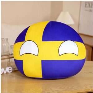 Unbranded (Sweden, 10cm/3.94in) Countryballs Toy Anime Polandball Plush Pendant Doll Child Unbranded (Sweden, 10cm/3.94in) Countryballs Toy Anime Polandball Plush Pendant Doll Child