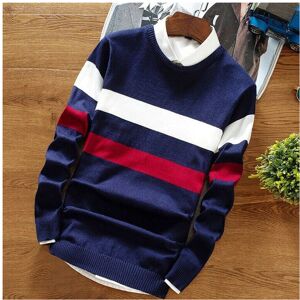 Unbranded (NavyBlue, 2XL) Casual Long Mens Sleeve Loose Knitwear Pullover Tops Round Jumpe Unbranded (NavyBlue, 2XL) Casual Long Mens Sleeve Loose Knitwear Pullover Tops Round Jumpe