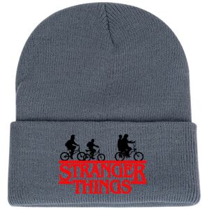 Unbranded (Gray, Bicycle) Autumn Stranger Things4 Winter Warm Printing Knitted Wool Hat Me Unbranded (Gray, Bicycle) Autumn Stranger Things4 Winter Warm Printing Knitted Wool Hat Me