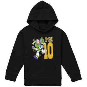 Toy Story Childrens/Kids I'm 10 Buzz Lightyear Birthday Pullover Hoodie Toy Story Childrens/Kids I'm 10 Buzz Lightyear Birthday Pullover Hoodie