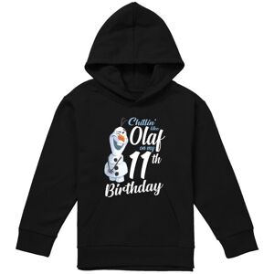 Disney (5-6 Years, Black) Frozen Childrens/Kids Chillin Like Olaf 11th Birthday Pullove Disney (5-6 Years, Black) Frozen Childrens/Kids Chillin Like Olaf 11th Birthday Pullove