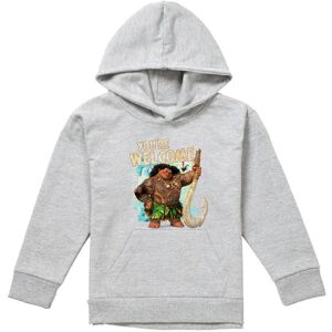 Disney (7-8 Years, Athletic Heather) Moana Childrens/Kids You're Welcome Maui Hoodie Disney (7-8 Years, Athletic Heather) Moana Childrens/Kids You're Welcome Maui Hoodie
