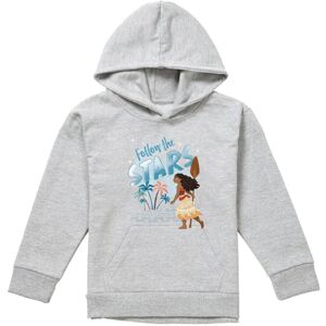 Disney (9-11 Years, Athletic Heather) Moana Childrens/Kids Follow The Stars Hoodie Disney (9-11 Years, Athletic Heather) Moana Childrens/Kids Follow The Stars Hoodie
