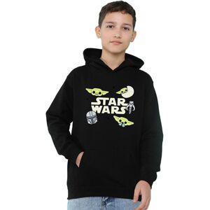 (7-8 Years, Black) Star Wars The Mandalorian Childrens/Kids Grogu Badge Hoodie (7-8 Years, Black) Star Wars The Mandalorian Childrens/Kids Grogu Badge Hoodie