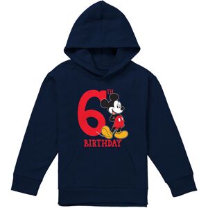 Disney Childrens/Kids Mickey Mouse 6th Birthday Hoodie Disney Childrens/Kids Mickey Mouse 6th Birthday Hoodie