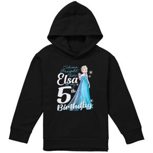 Disney (9-11 Years, Black) Frozen Childrens/Kids Bright Like Elsa 5th Birthday Pullover Disney (9-11 Years, Black) Frozen Childrens/Kids Bright Like Elsa 5th Birthday Pullover