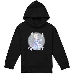 Disney (7-8 Years, Black) Frozen Childrens/Kids Believe In Yourself Elsa Pullover Hoodi Disney (7-8 Years, Black) Frozen Childrens/Kids Believe In Yourself Elsa Pullover Hoodi