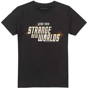 (L, Black) Star Trek Unisex Adult Strange New Worlds Logo T-Shirt (L, Black) Star Trek Unisex Adult Strange New Worlds Logo T-Shirt