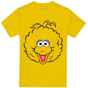 (M, Yellow) Sesame Street Unisex Adult Big Bird Full Face T-Shirt (M, Yellow) Sesame Street Unisex Adult Big Bird Full Face T-Shirt
