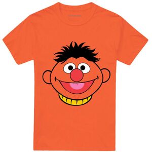 Sesame Street Unisex Adult Ernie Full Face Ringspun Cotton T-Shirt Sesame Street Unisex Adult Ernie Full Face Ringspun Cotton T-Shirt