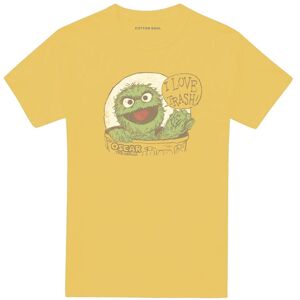 Sesame Street Unisex Adult I Love Trash T-Shirt Sesame Street Unisex Adult I Love Trash T-Shirt