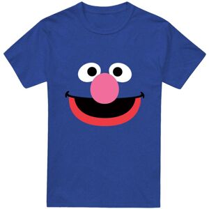 (M, Royal Blue) Sesame Street Unisex Adult Grover Face T-Shirt (M, Royal Blue) Sesame Street Unisex Adult Grover Face T-Shirt