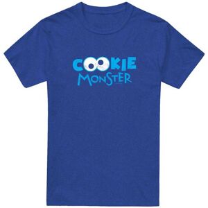 (XL, Royal Blue) Sesame Street Unisex Adult Cookie Monster Eyes T-Shirt (XL, Royal Blue) Sesame Street Unisex Adult Cookie Monster Eyes T-Shirt